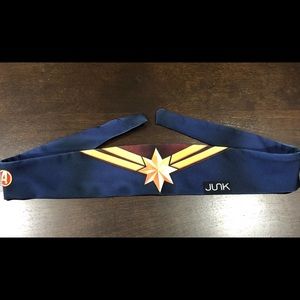 Junk Brands Captain Marvel athletic headband